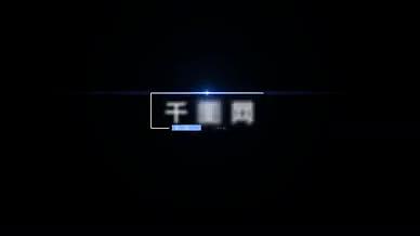 6组蓝色科技动感字幕条视频的预览图